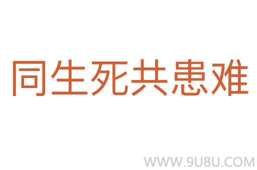 同生死共患难